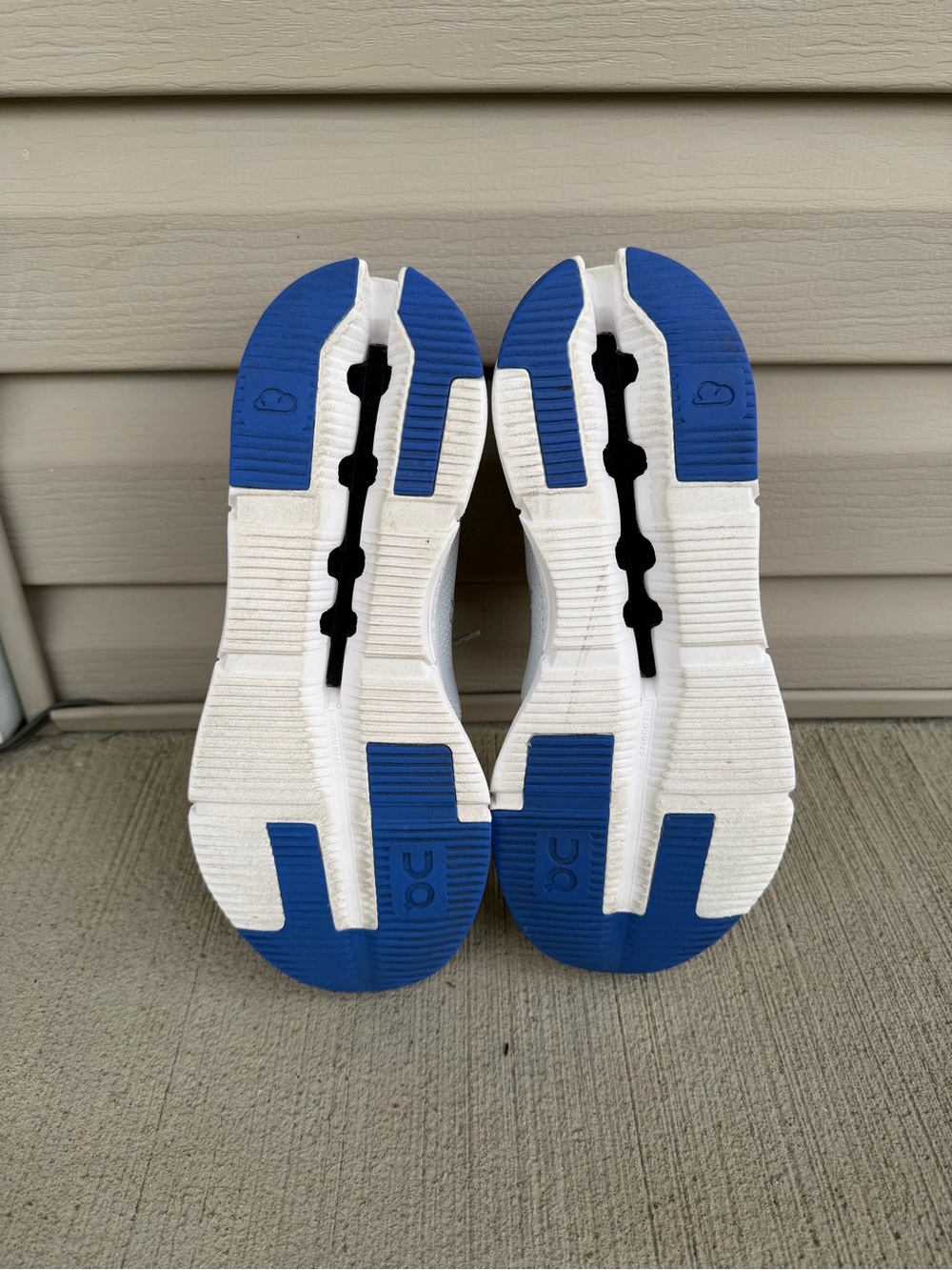 On Cloud Cloudnova White Cobalt Running Shoes Womens Size 10 White Blue 26.98983 - Picture 11 of 12